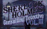 Haz click en la imagen para agrandarla Sherlock Holmes: Consulting Detective: Volume III
